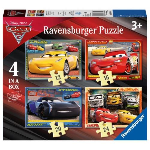 Puzzle 4 in 1 - Cars
