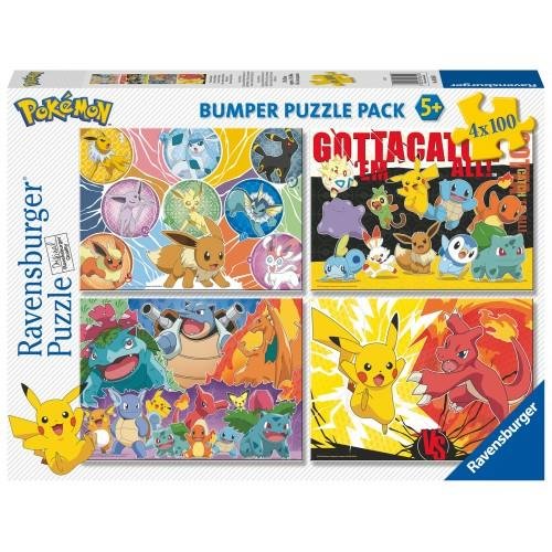 Ravensburger Stitch 4 x 100 Piece Jigsaw Puzzle Bumper Pack