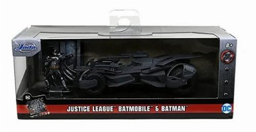 DC Comics - Batman & Batmobile (Justice
League) Die-Cast Model (1/32)