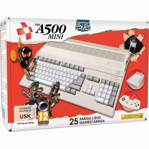 The A500 Mini Console (with 25 Amiga
Games)