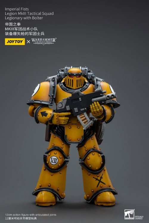 Warhammer The Horus Heresy - Imperial Fists
Legion MkIII Tactical Squad Legionary with Bolter 1/18 Action
Figure (12cm)