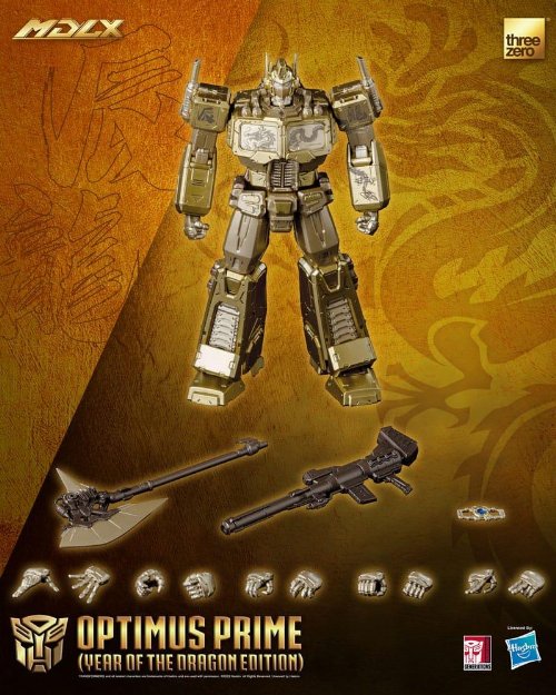 Transformers: MDLX - Optimus Prime (Year of the Dragon
Edition) Φιγούρα Δράσης (18cm)