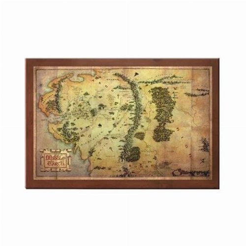 The Lord of the Rings - Middle Earth Map Αφίσα σε
Κάδρο (27x41cm)