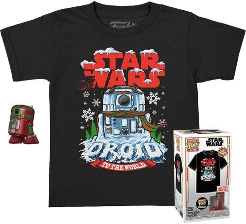 Funko Box: Star Wars - Holiday R2-D2 Pocket POP!
with T-Shirt (XL-Kids)