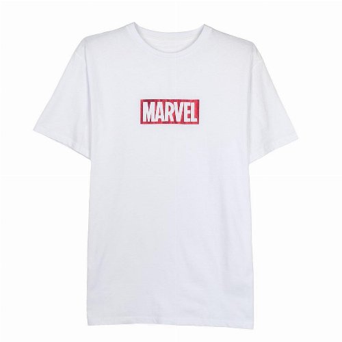 Marvel - Logo White T-Shirt
