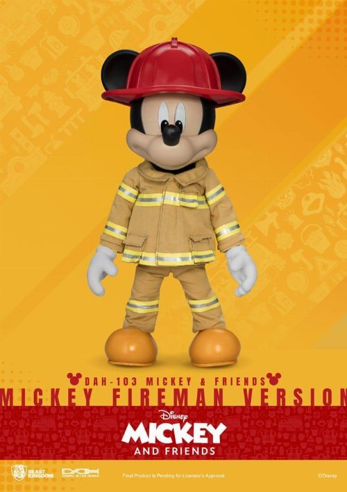 Mickey & Friends: Dynamic Action Heroes -
Mickey Fireman 1/9 Action Figure (24cm)