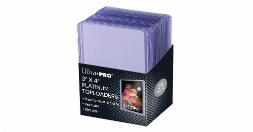 Ultra Pro - Ultra Premium Platinum Toploader 3"
x 4" (25 ct.)