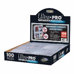 Ultra Pro - 4-Pocket Secure Platinum Page for
Toploaders (100 pieces)