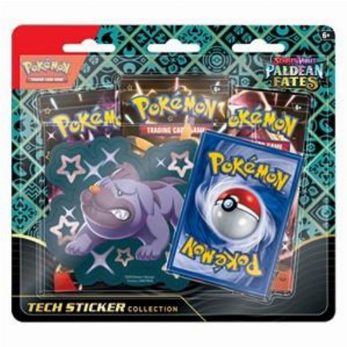 Pokemon TCG Scarlet & Violet Paldean Fates - Tech
Sticker Collection Blister (Maschiff)