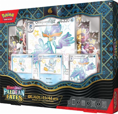 Pokemon TCG Scarlet & Violet Paldean Fates -
Quaquaval Ex Premium Collection