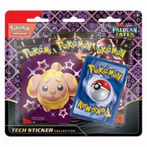 Pokemon TCG Scarlet & Violet Paldean Fates -
Tech Sticker Collection Blister (Fidough)