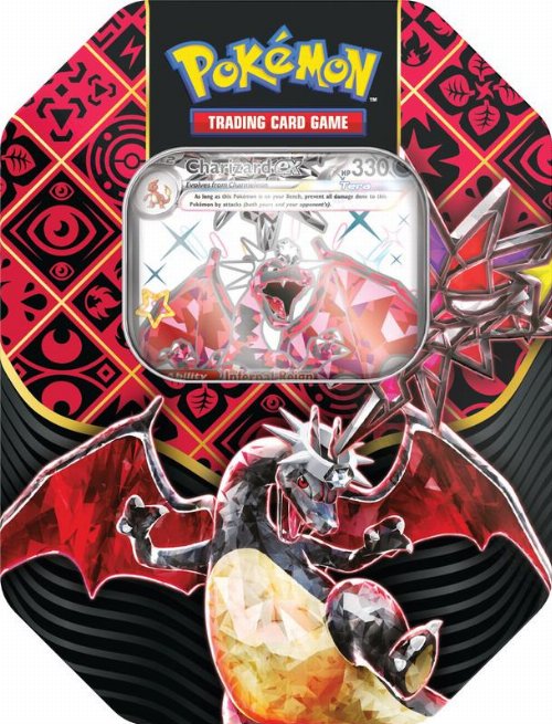 Pokemon TCG Scarlet & Violet Paldean Fates -
Charizard Ex 4-Booster Tin