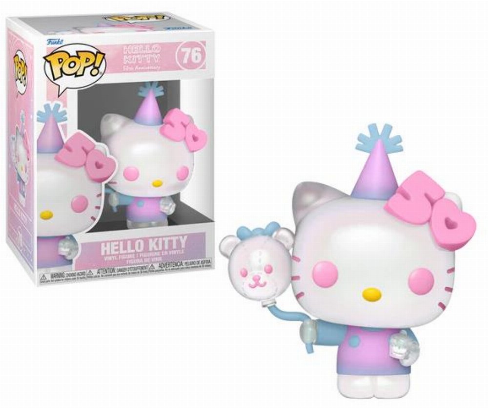 Funko POP! Sanrio: Hello Kitty 50th Anniversary - Hello Kitty 4.35-in Vinyl  Figure