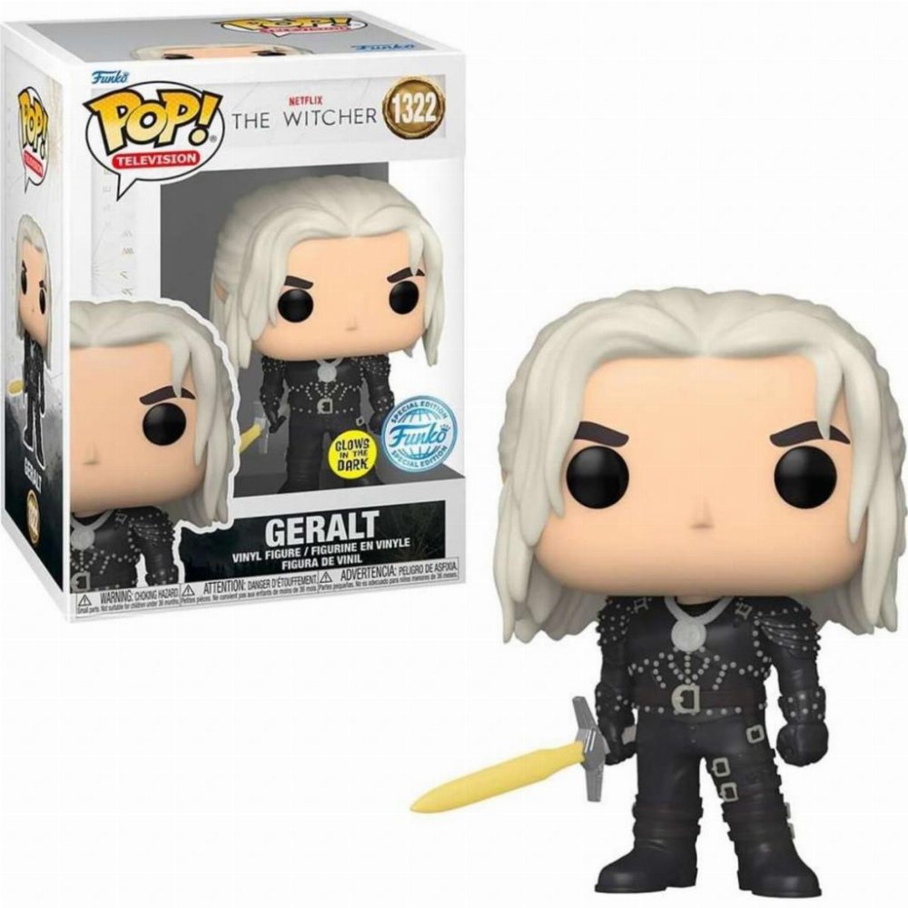 Funko Pop! TV - The Witcher - Geralt (Chase) (Damaged)