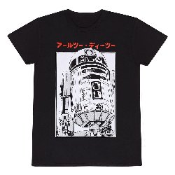 Star Wars - R2-D2 Katakana Black T-Shirt
(S)