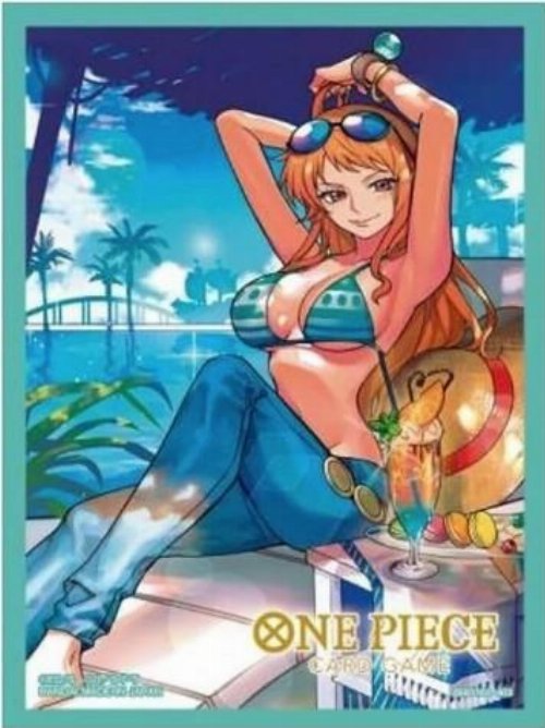 Bandai Card Sleeves 70ct - One Piece Card Game:
Nami