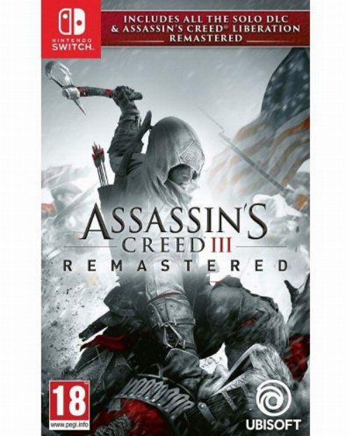 Nintendo Switch Game - Assassin's Creed 3 Remastered
(Plus All Solo DLC & Assassin's Creed Liberation)