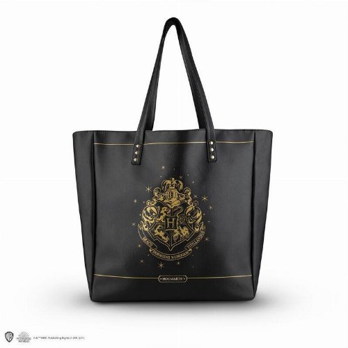 Harry Potter - Hogwarts Black Leather Tote
Bag