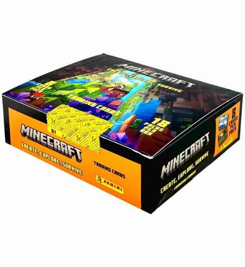Panini - Minecraft Cards Booster Display (18
Packs)