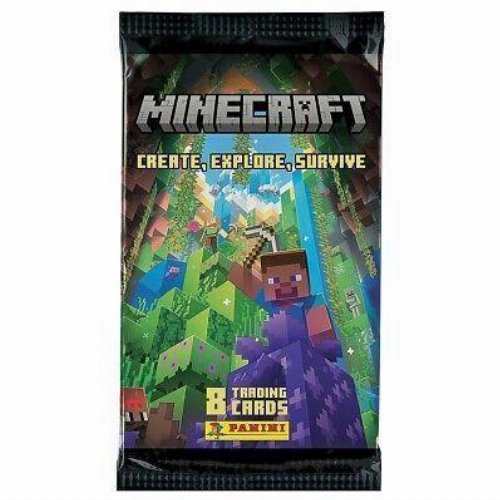Panini - Minecraft Cards Booster Pack (8
Cards)
