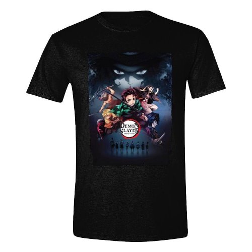 Demon Slayer: Kimetsu no Yaiba - Poster Black T-Shirt
(XL)