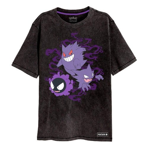 Pokemon - Gastly Evolutions Black T-Shirt
(M)