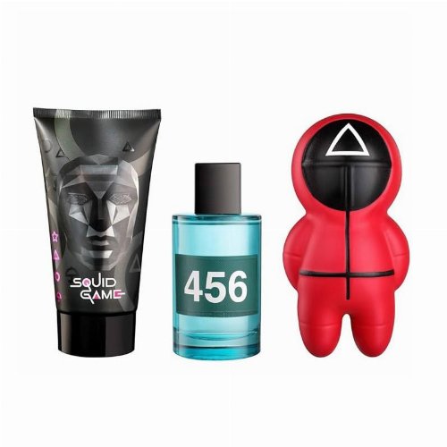 Squid Game - Unisex Gift Set (Eau De Toilette,
Shower Gel, Anti-Stress Figurine)