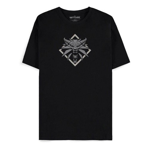 The Witcher - Wolf Medallion Black T-Shirt
(S)