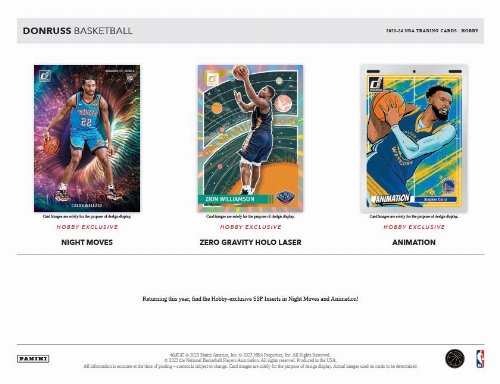 Panini - 2023-24 Donruss NBA Basketball Blaster
Box (90 Cards)