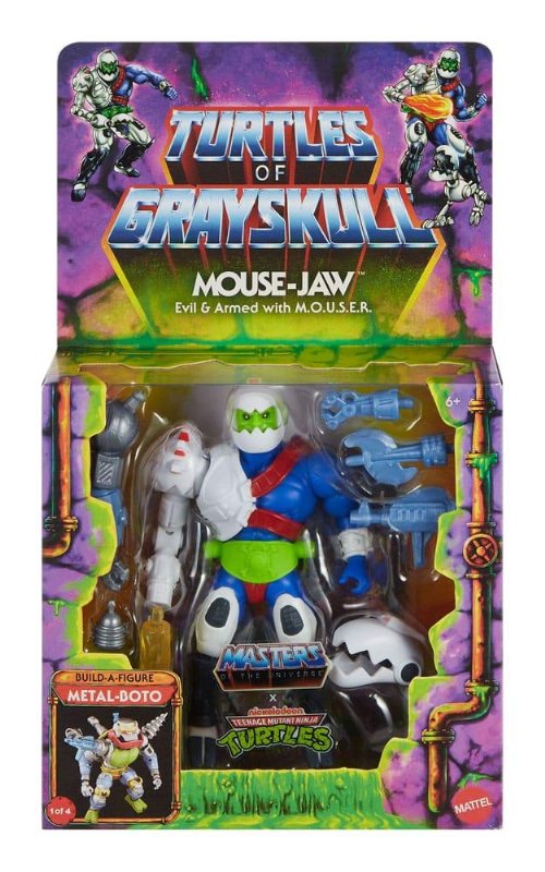 Masters of the Universe x Teenage Mutant Ninja
Turtles - Mouse-Jaw Deluxe Action Figure (14cm)