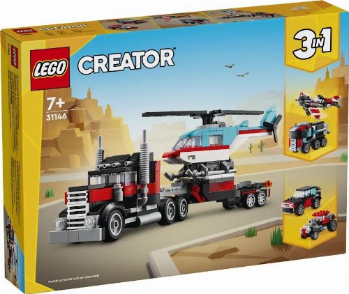 LEGO Creator - 3in1 Flatbed With Helicopter
(31146)