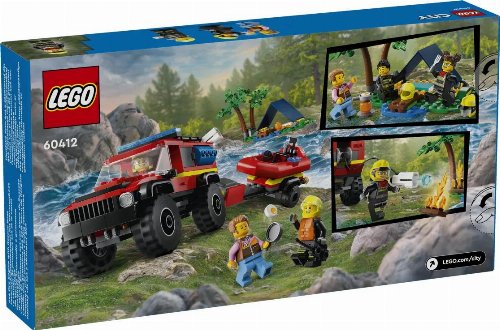 LEGO City - 4X4 Fire Truck With Rescue Boat
(60412)