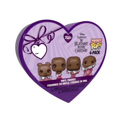 Funko Pocket POP! Disney: The Nightmare Before
Christmas Valentine's Day - Chocolate 4-Pack
Figures