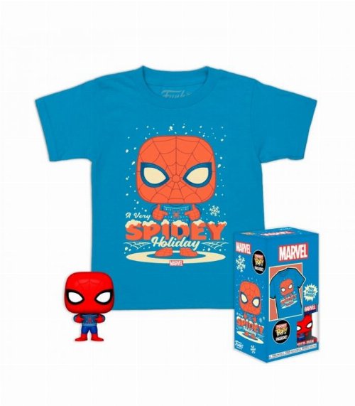 Funko Box: Marvel - Holiday Spider-Man Pocket
POP! with T-Shirt (S-Kids)