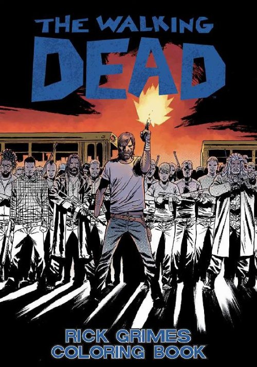 Τhe Walking Dead Rick Grimes Adult Coloring
Book