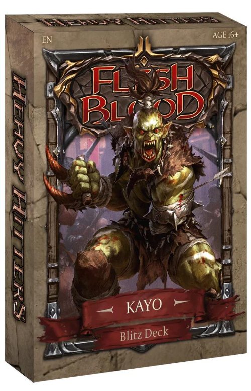 Flesh & Blood TCG - Heavy Hitters Blitz Deck
(Kayo)