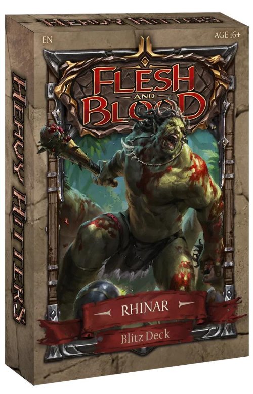 Flesh & Blood TCG - Heavy Hitters Blitz Deck
(Rhinar)