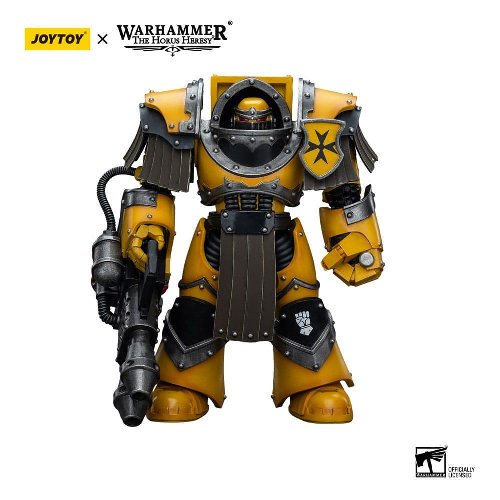 Warhammer: The Horus Heresy - Imperial Fists
Legion Cataphractii Terminator Squad Legion Cataphractii with Heavy
Flamer 1/18 Action Figure (12cm)