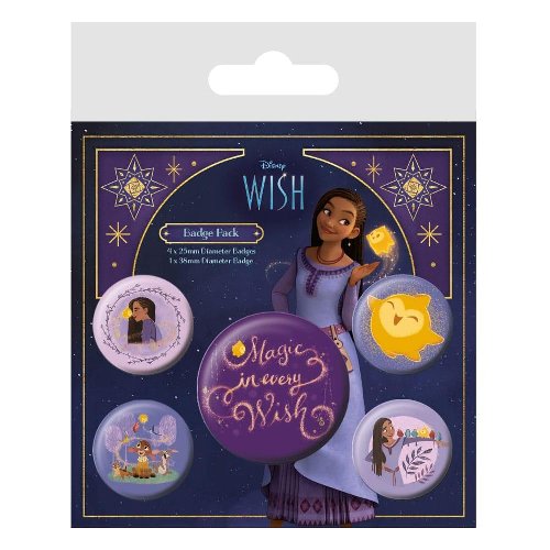 Disney: Wish - Magic in Every Wish 5-Pack
Badges