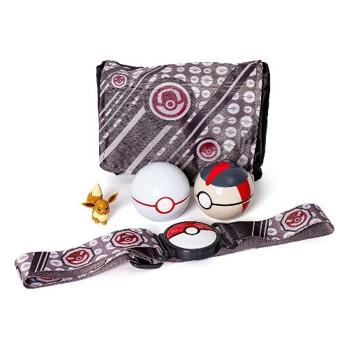 Pokemon Clip 'N' Go - Premier Ball, Timer Ball
& Eevee Bandolier Set