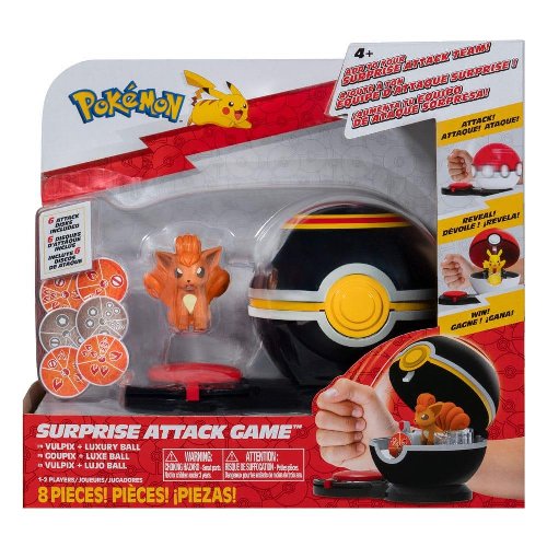 Pokemon - Chimchar with Poke Ball vs Wynaut with
Friend Ball Suprise Attack Figure