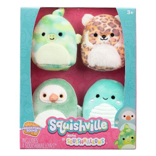 Squishmallows - Squishville Mini: Prehistoric
Squad 4-Pack Plush Figures (5cm)
