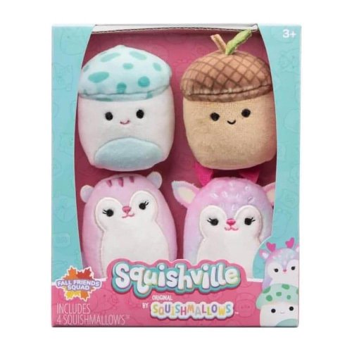 Λούτρινα Squishmallows - Squishville Mini: Autumn
Friends Squad 4-Pack Φιγούρες (5cm)