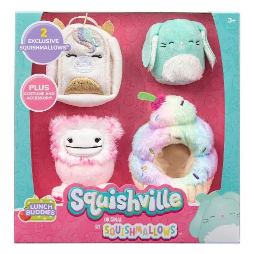 Squishmallows - Squishville Mini: Lunch Buddies
Accessories Plush Set (5cm)