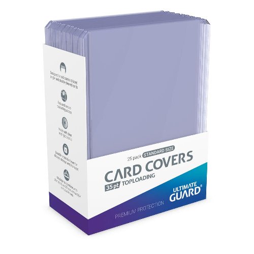 Ultimate Guard Card Covers Toploader - Clear (25
pieces)
