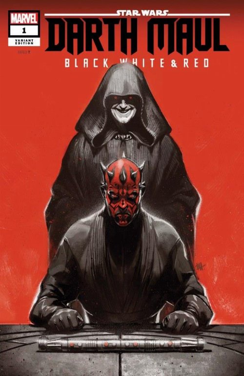Τεύχος Κόμικ Star Wars Darth Maul: Black White &
Red #1 Harvey Variant Cover