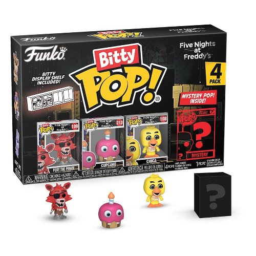 Funko Bitty POP! Five Nights at Freddy's - Foxy the
Pirate, Cupcake, Chica & Chase Mystery 4-Pack
Φιγούρες