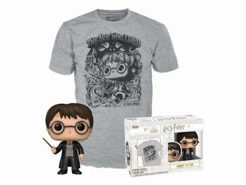 Συλλεκτικό Funko Box: Harry Potter - Harry Potter
(Flocked) POP! με T-Shirt (S)