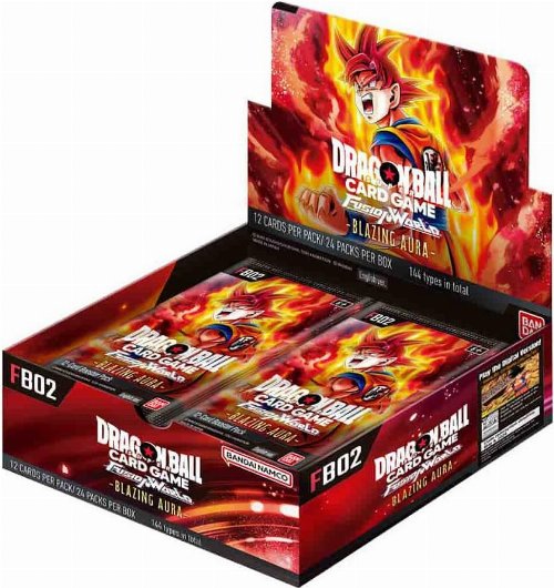 Dragon Ball Super Card Game - FB02 Fusion World
Blazing Aura Booster Box (24 Packs)