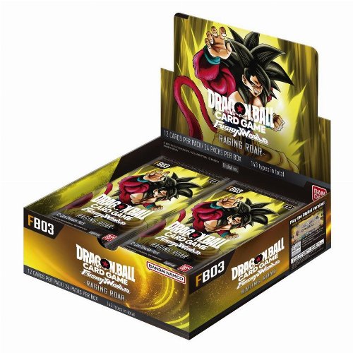 Dragon Ball Super Card Game - FB03 Fusion World:
Raging Roar Booster Box (24 Packs)